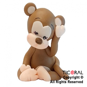 ADORNO MONO A.PORCELANA FRIA x 1